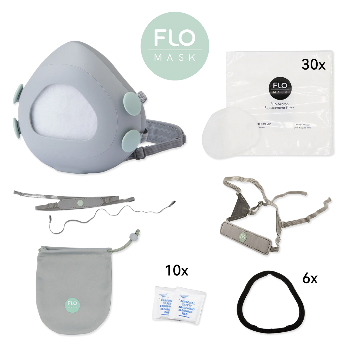 Flo Mask Kids Elastomeric Respirator - Value Bundle