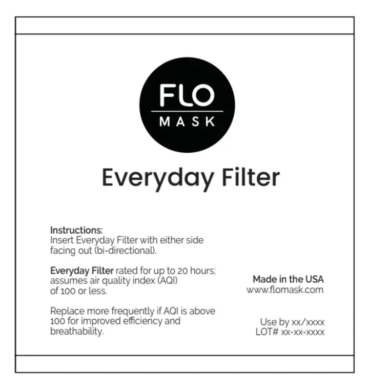 Flo Mask Adult Everyday Filters