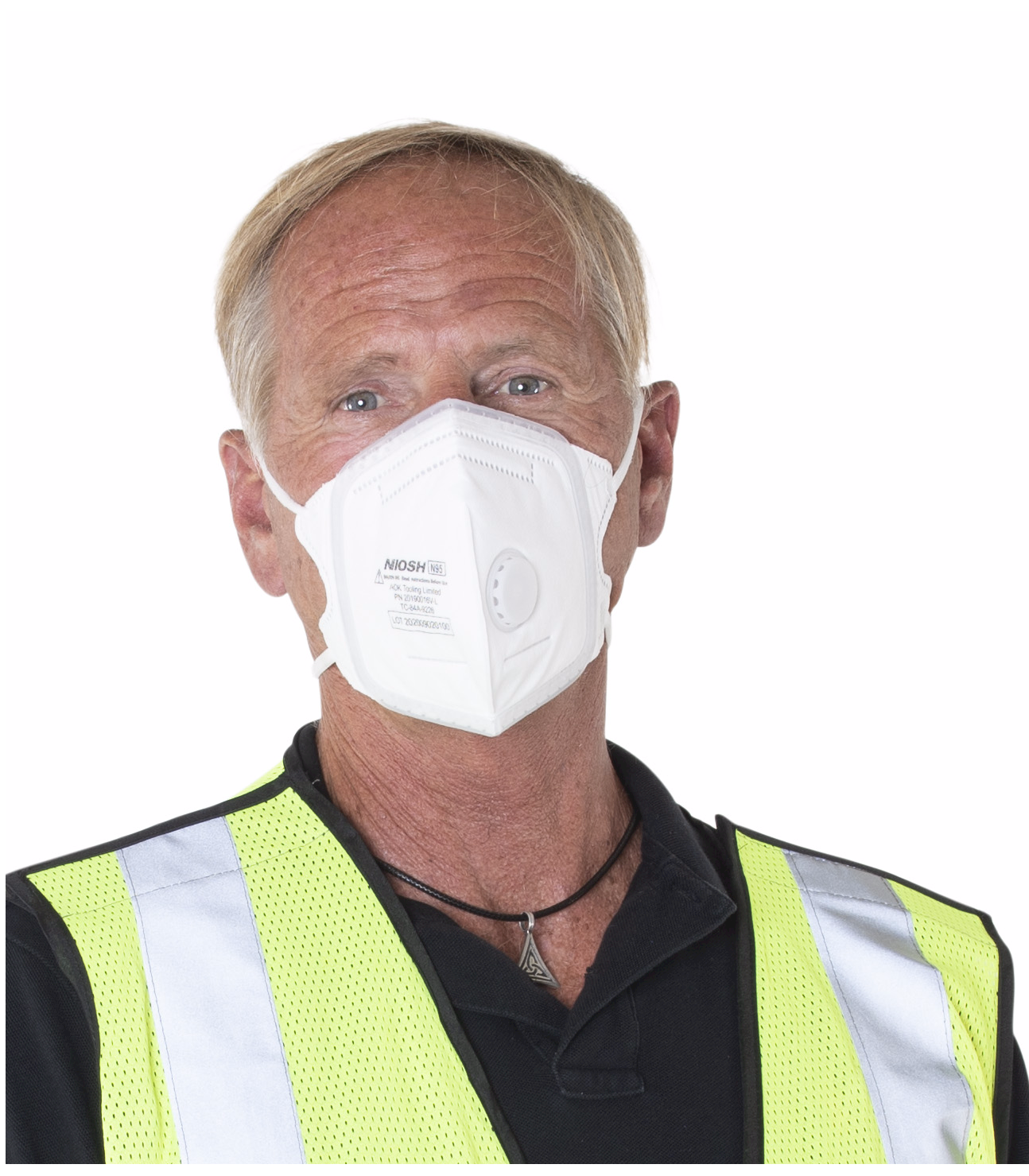 SoftSeal VFold+ Silicone Sealing N95 Certified Respirator, with valve