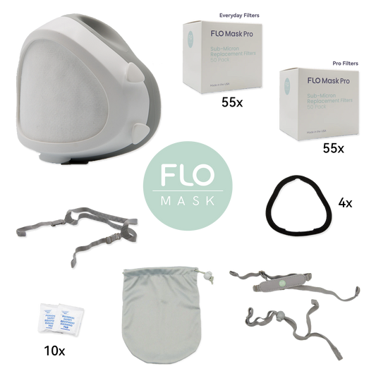 Flo Mask Pro Adult Elastomeric Respirator Value Kit