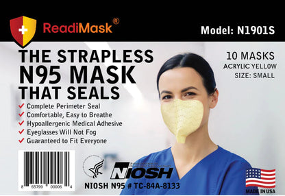 ReadiMask N1901 Strapless N95 Mask - Acrylic