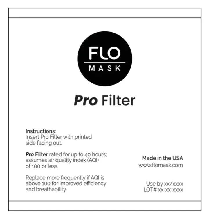 Flo Mask Adult Pro Filters