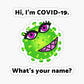 Friendly COVID19 Stickers Set