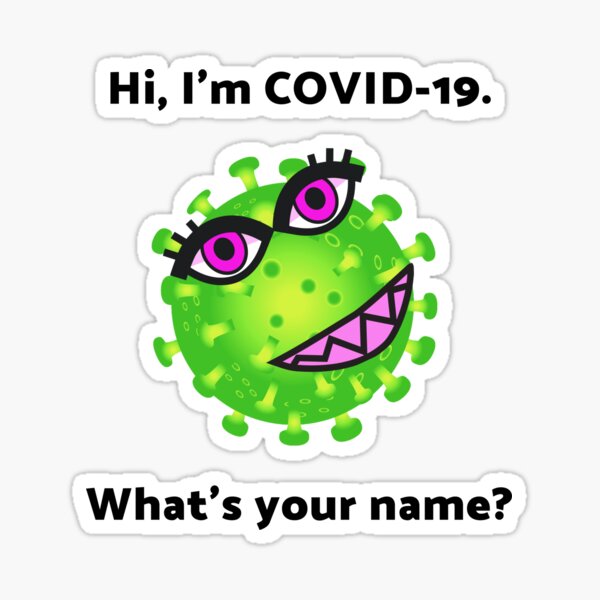 Friendly COVID19 Stickers Set